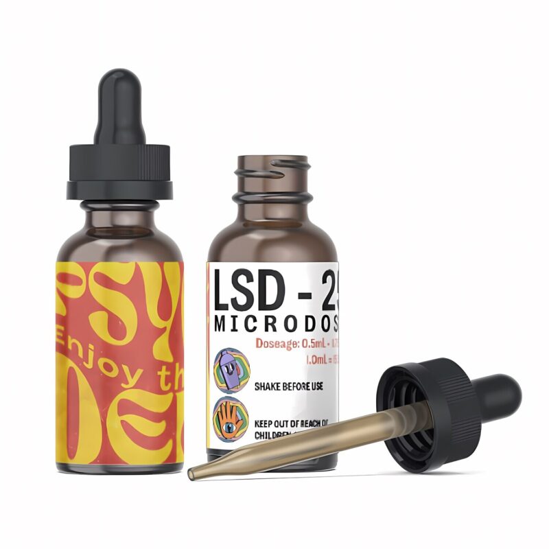 Soluzione liquida LSD 25 in flacone da 10 ml